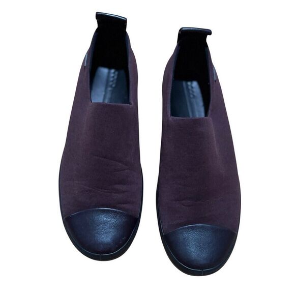 ECCO Women's Soft 7 Gore-tex Slip on Burgundy Women’s Slip On Sneaker size 9 - Picture 3 of 9